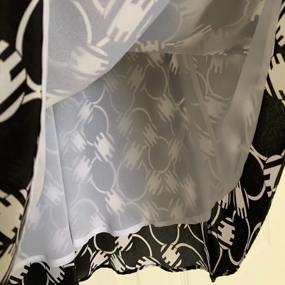 S.L.B. Silk Skirt - sz M - Picture 5 of 7